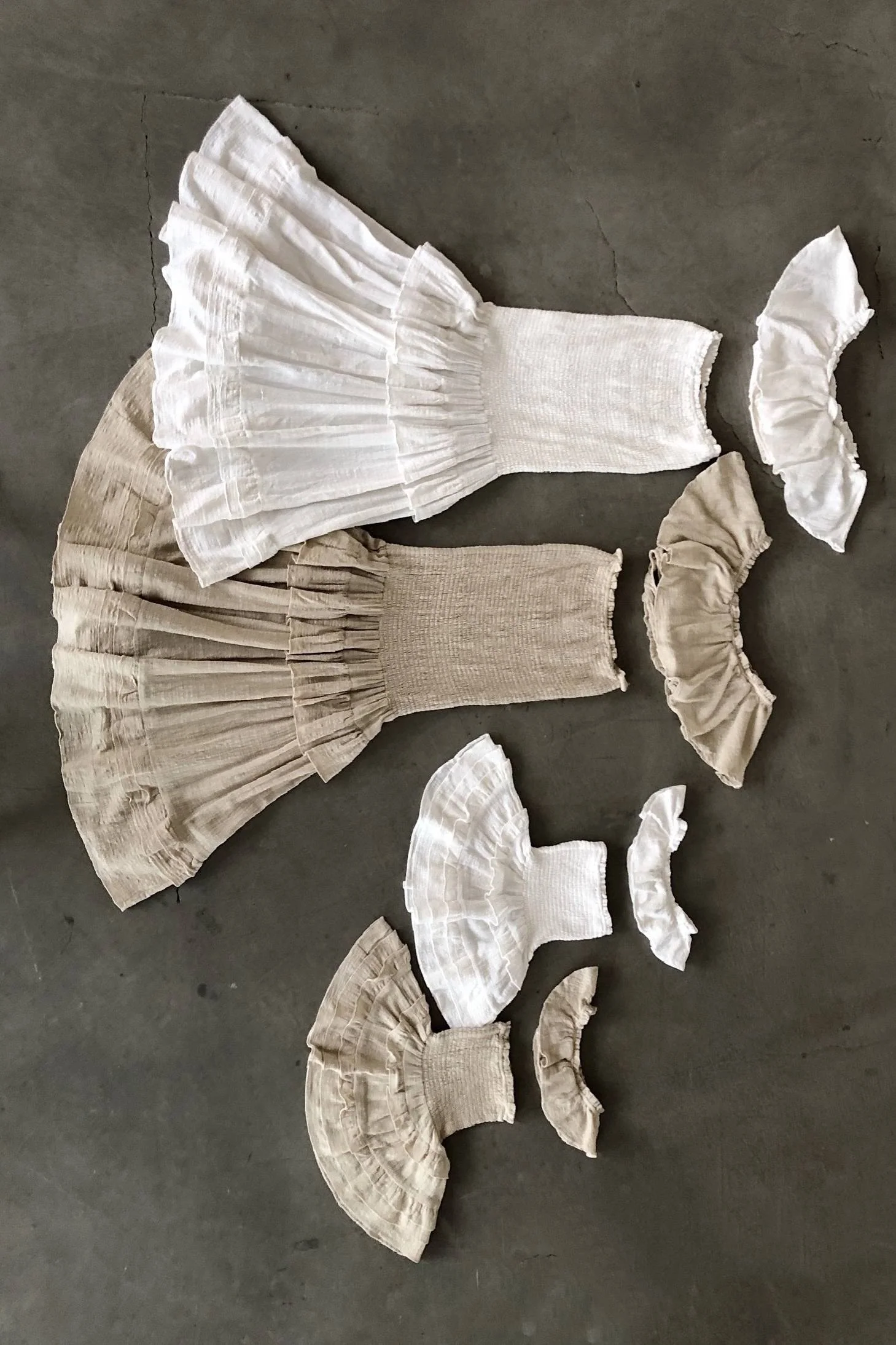White Sienna Ruffled Skirt Set - Image 7