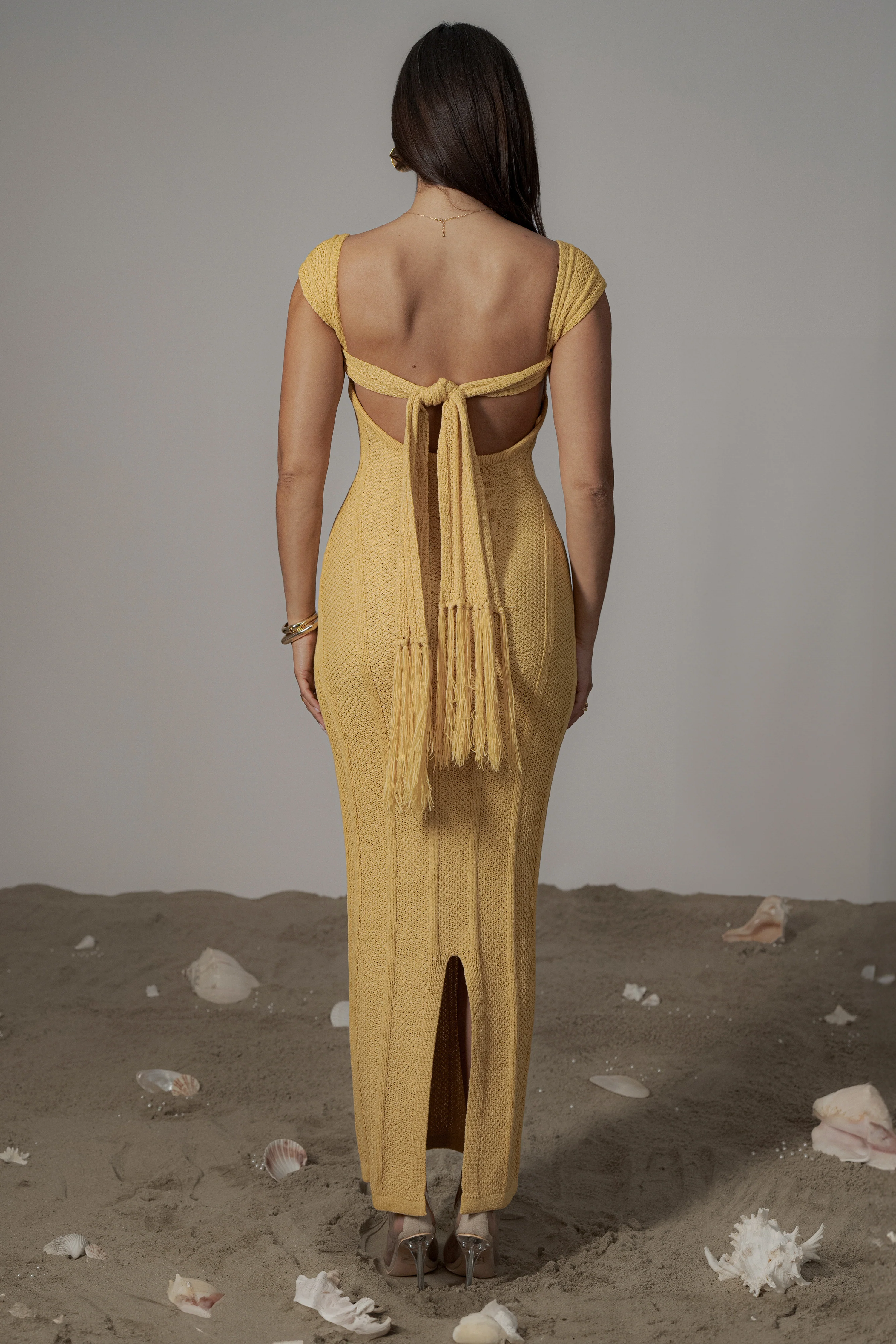Yellow Blanca Strapless Maxi Dress - Image 14