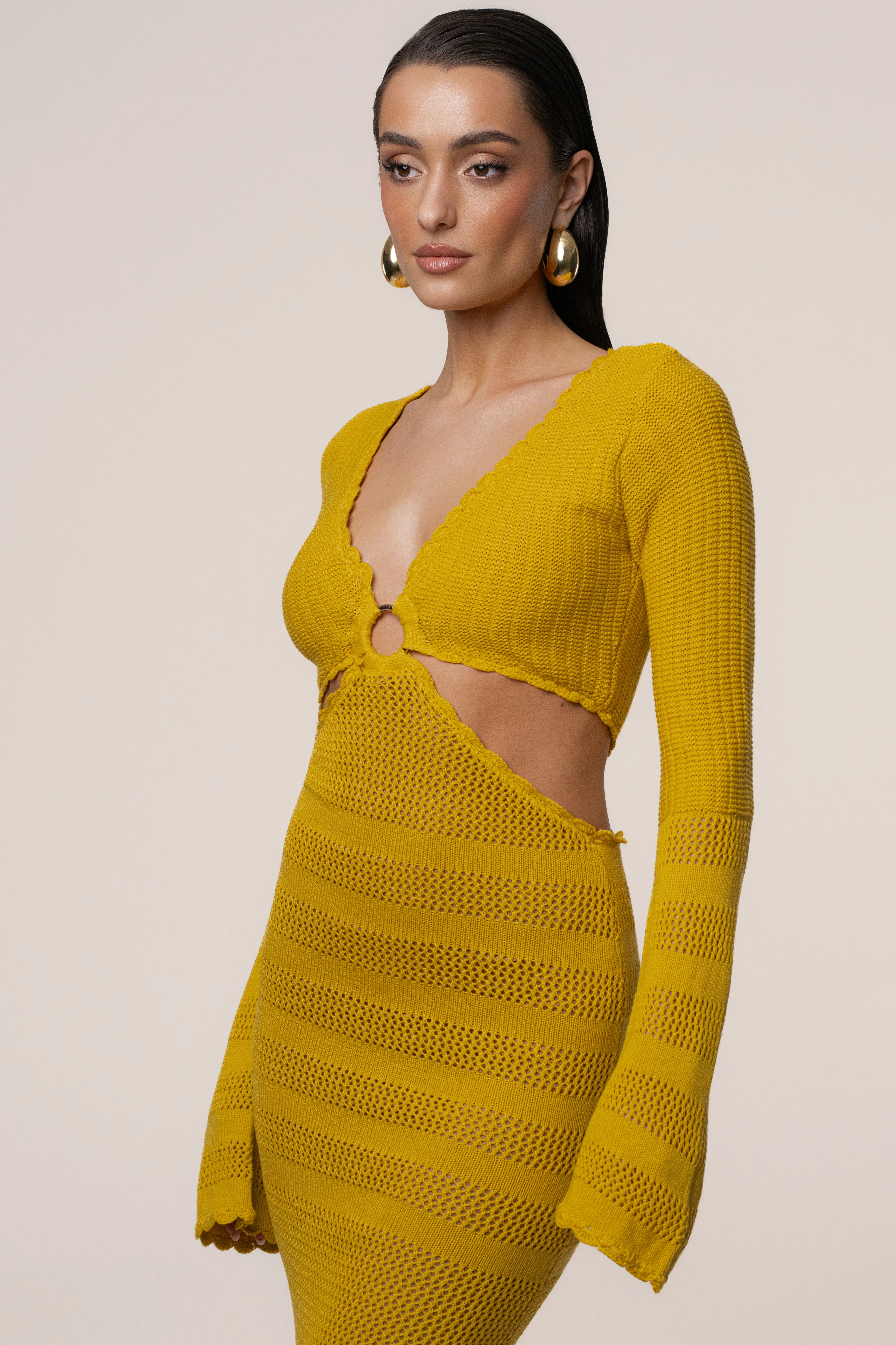 Yellow Blossom Haven Maxi Dress - Image 3