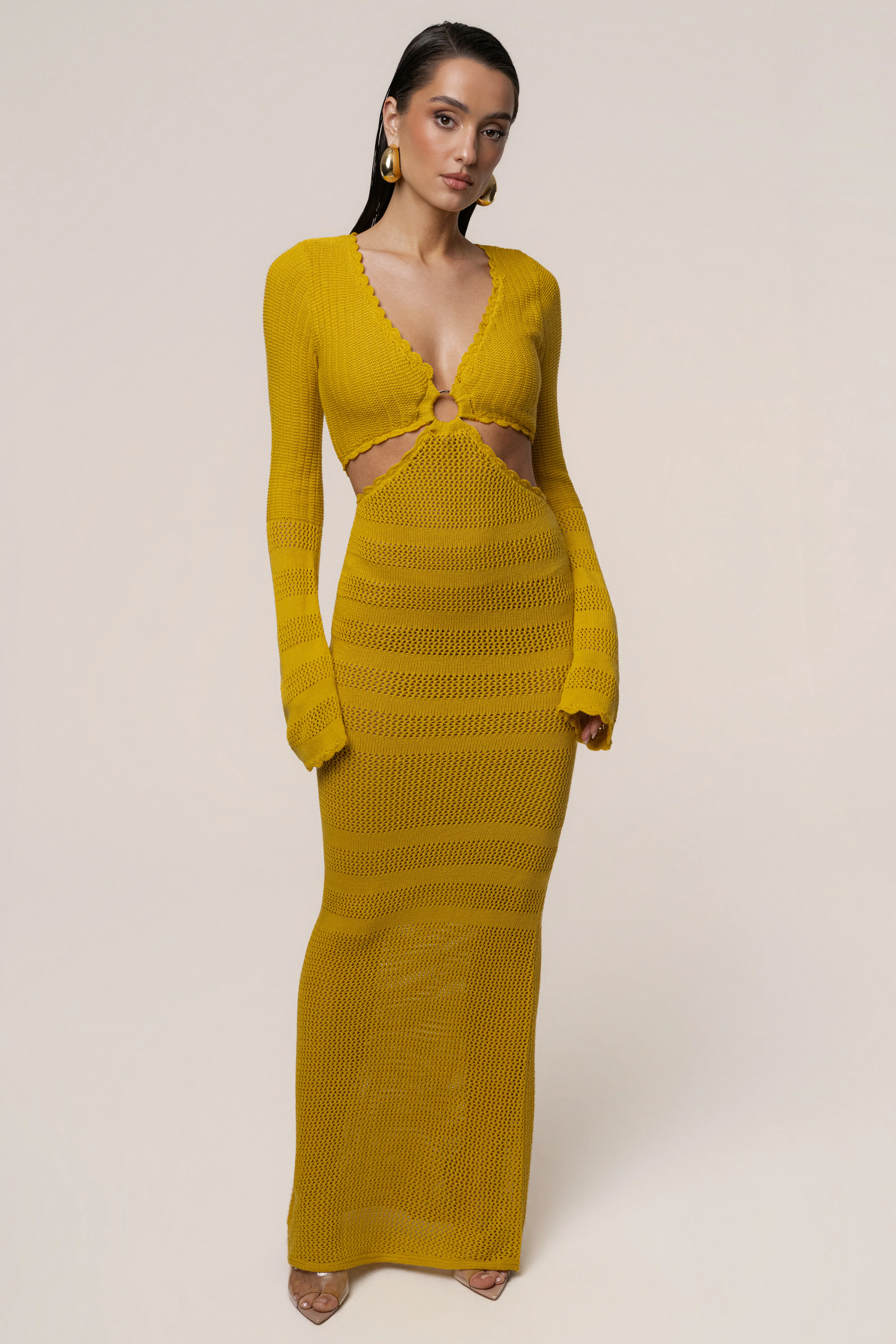 Yellow Blossom Haven Maxi Dress - Image 4