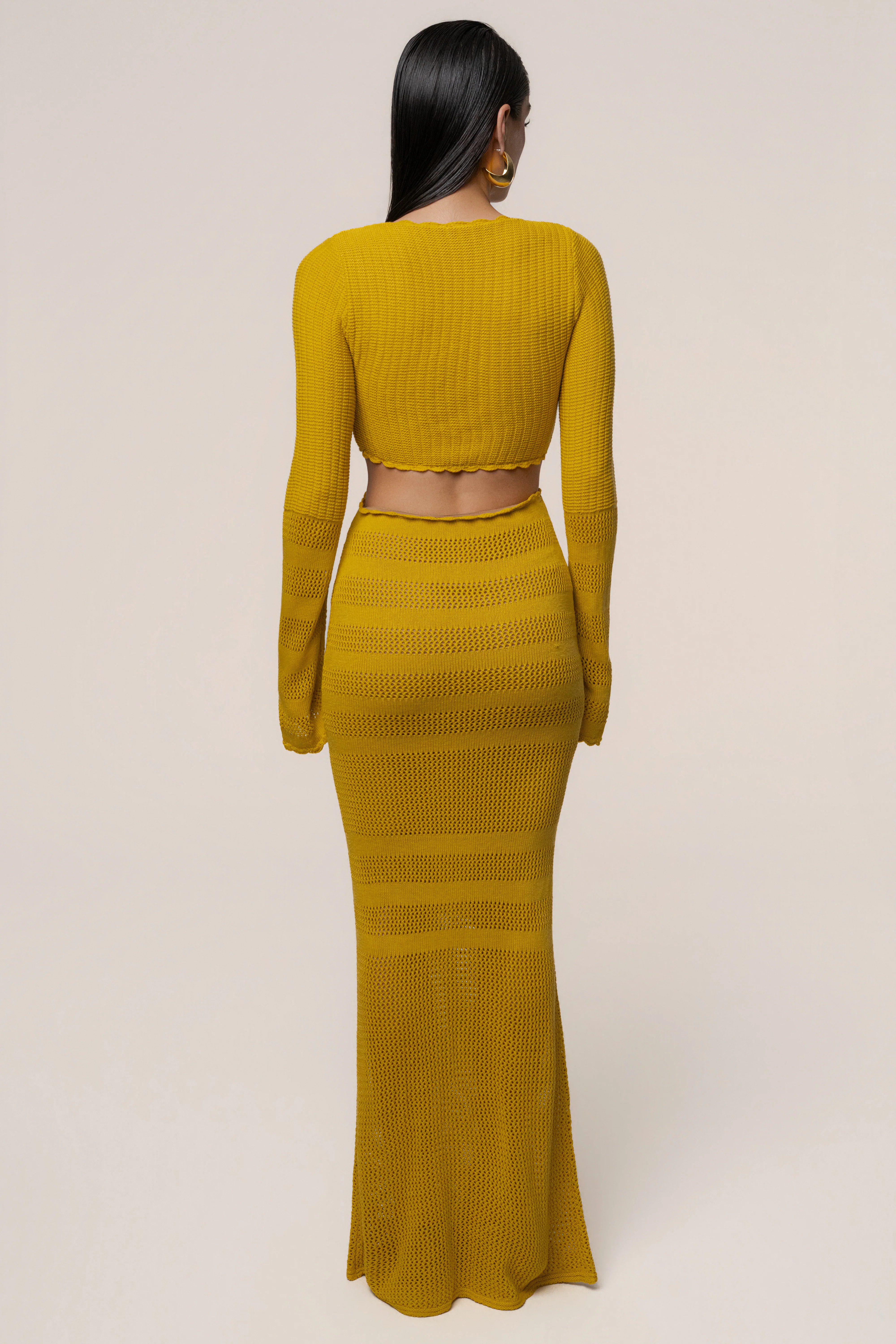 Yellow Blossom Haven Maxi Dress - Image 6