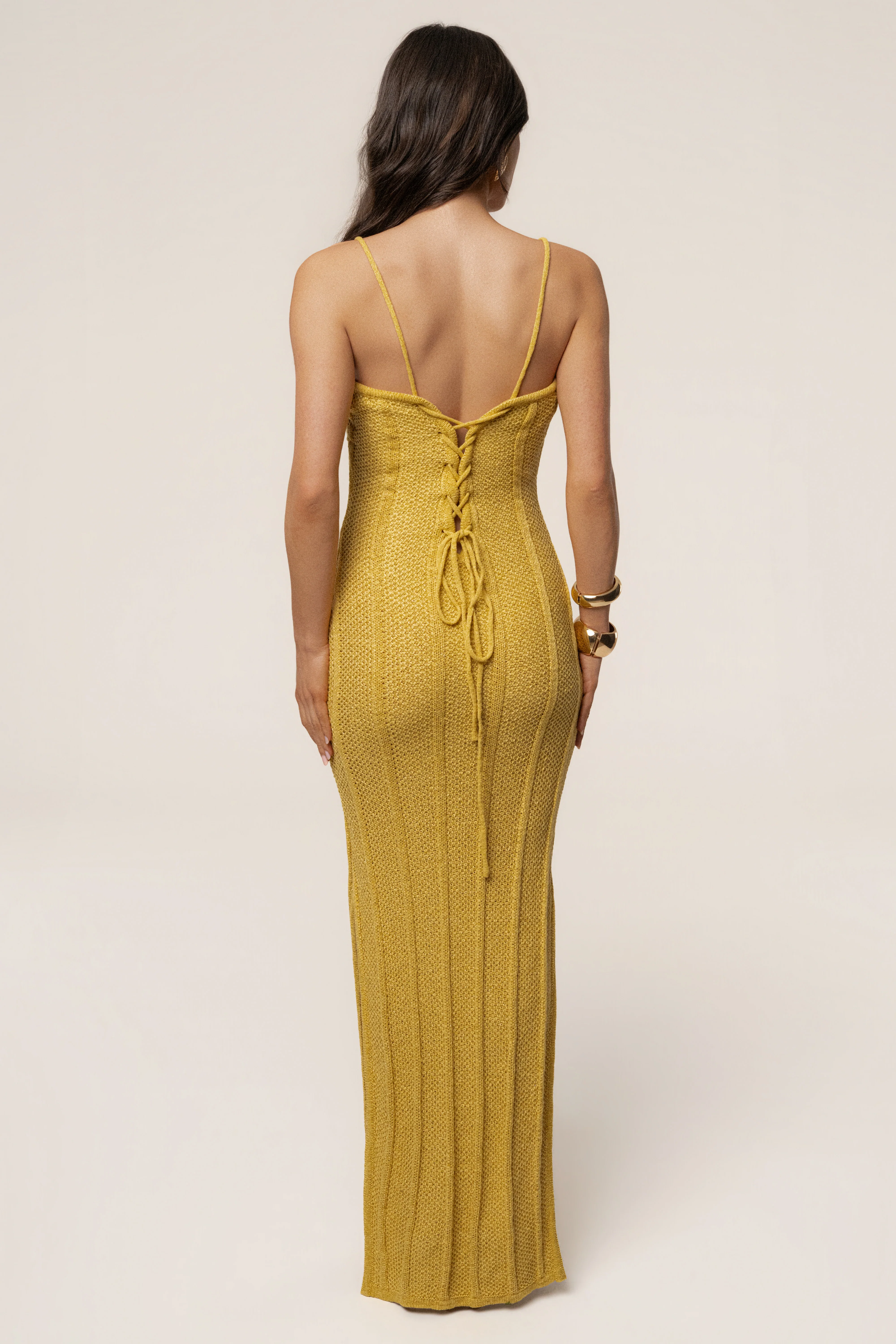 Yellow Cabana Views Crochet Dress - Image 12