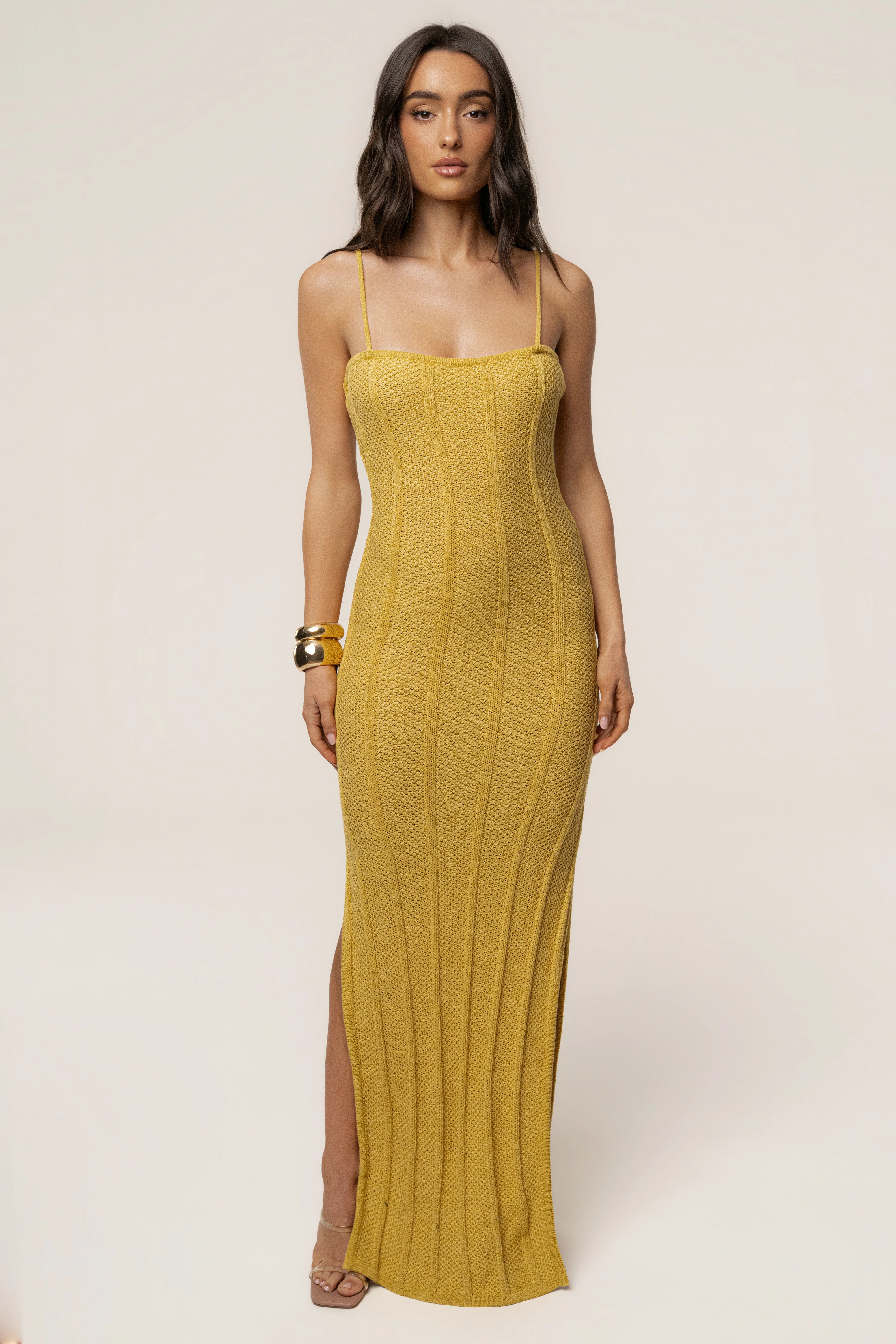 Yellow Cabana Views Crochet Dress - Image 8
