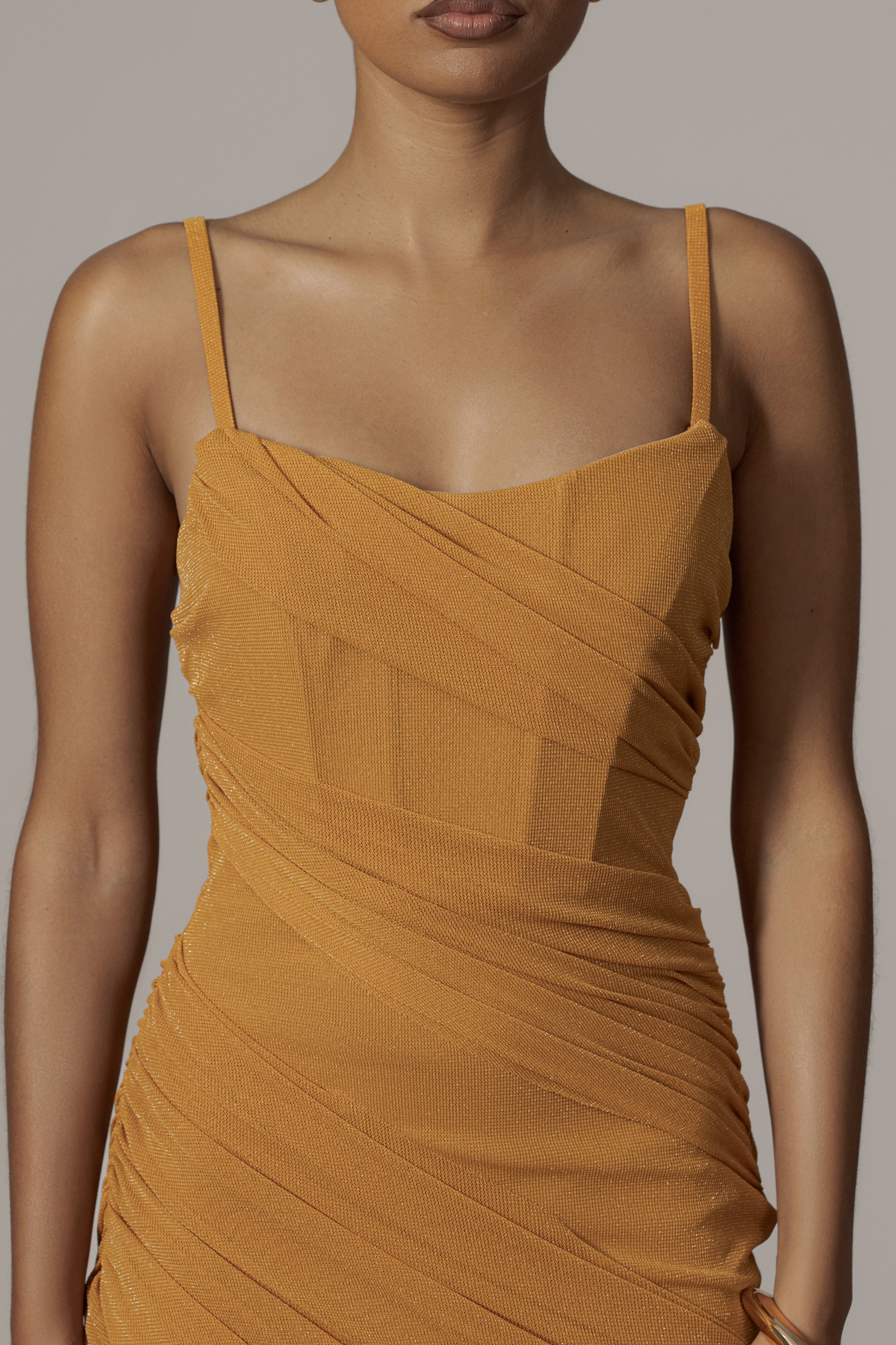 Yellow Catalina Lurex Knit Maxi Dress - Image 17