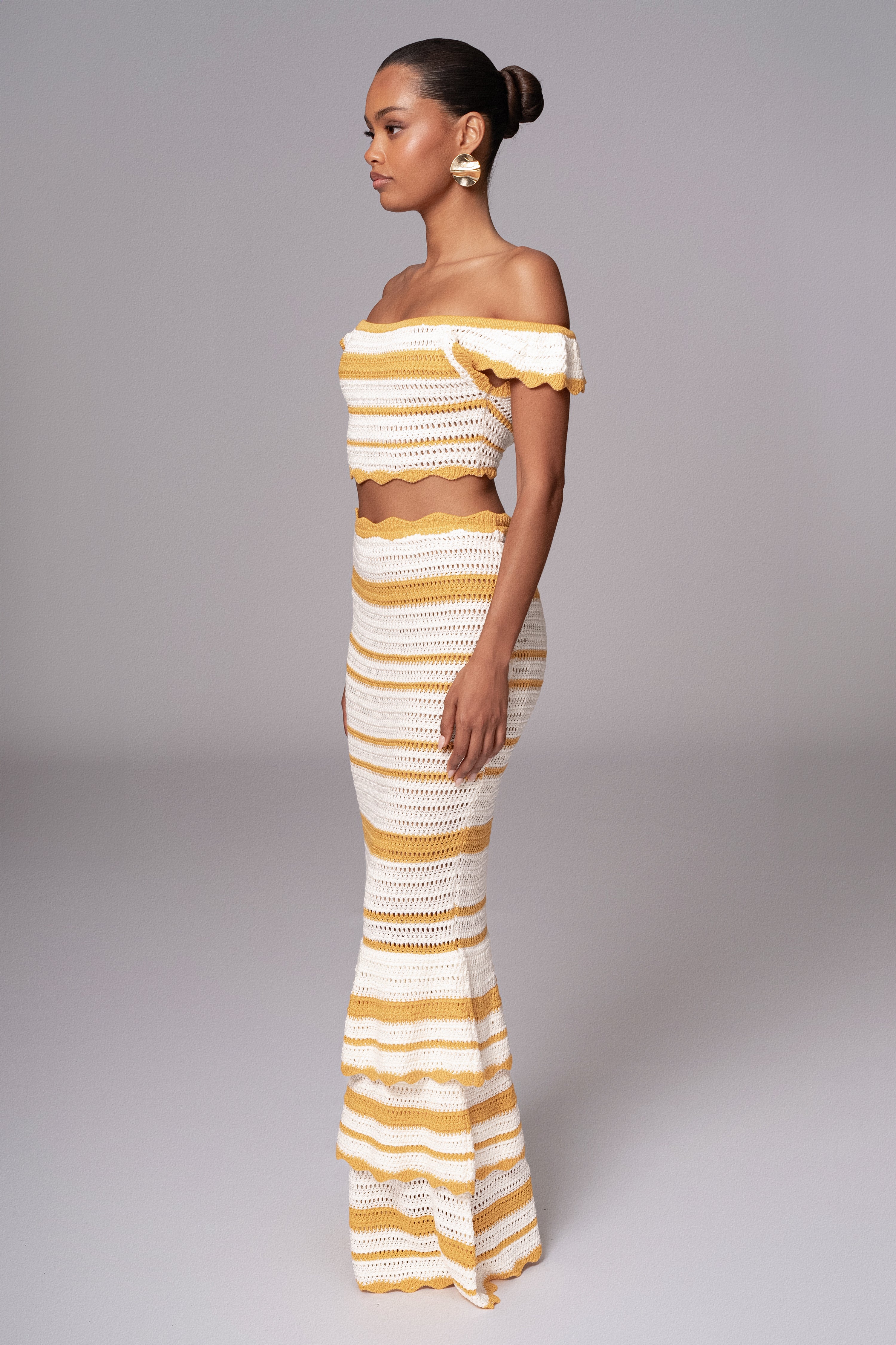 Yellow Corazon Ruffle Skirt Set - Image 3