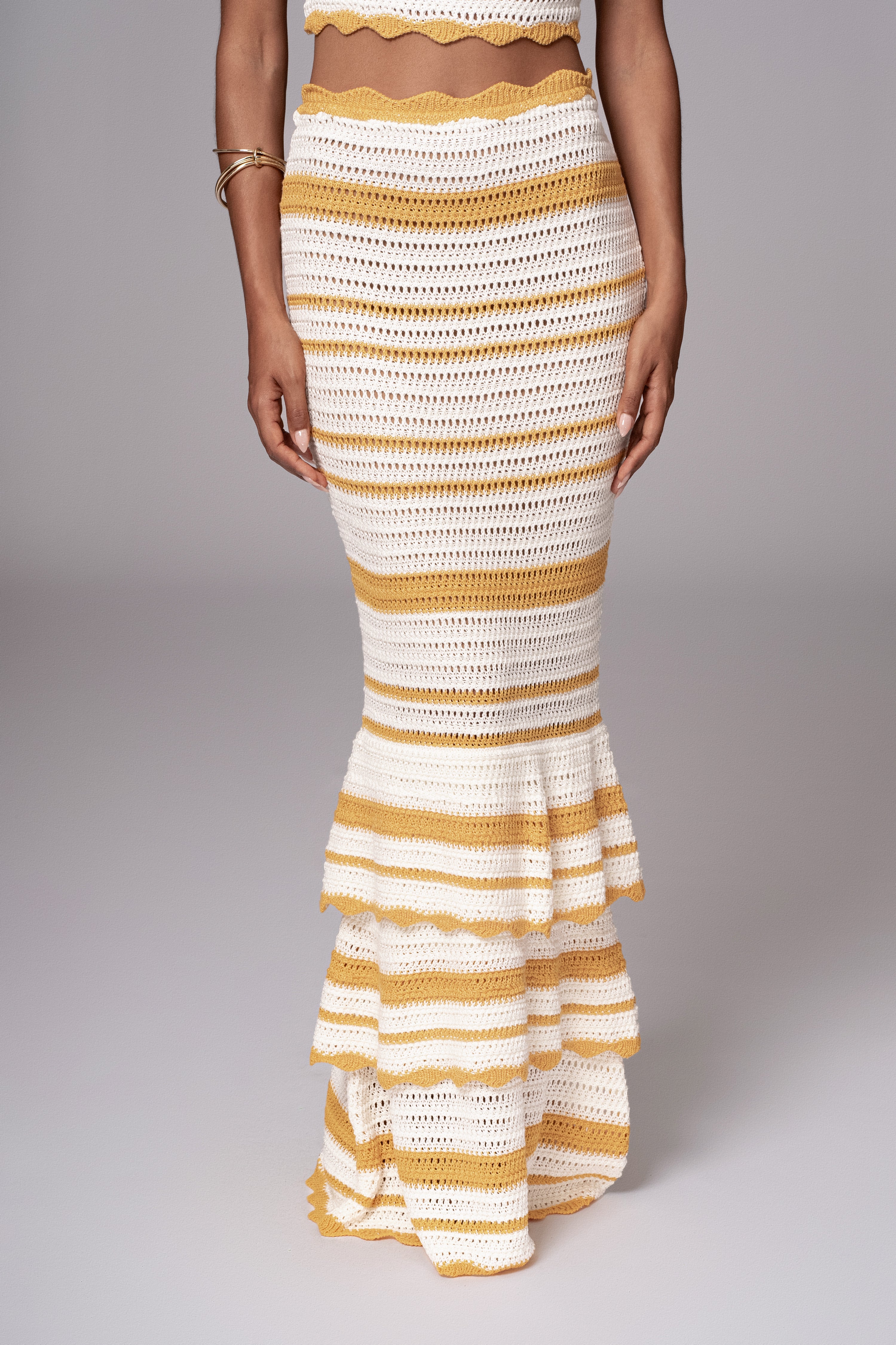 Yellow Corazon Ruffle Skirt Set - Image 4