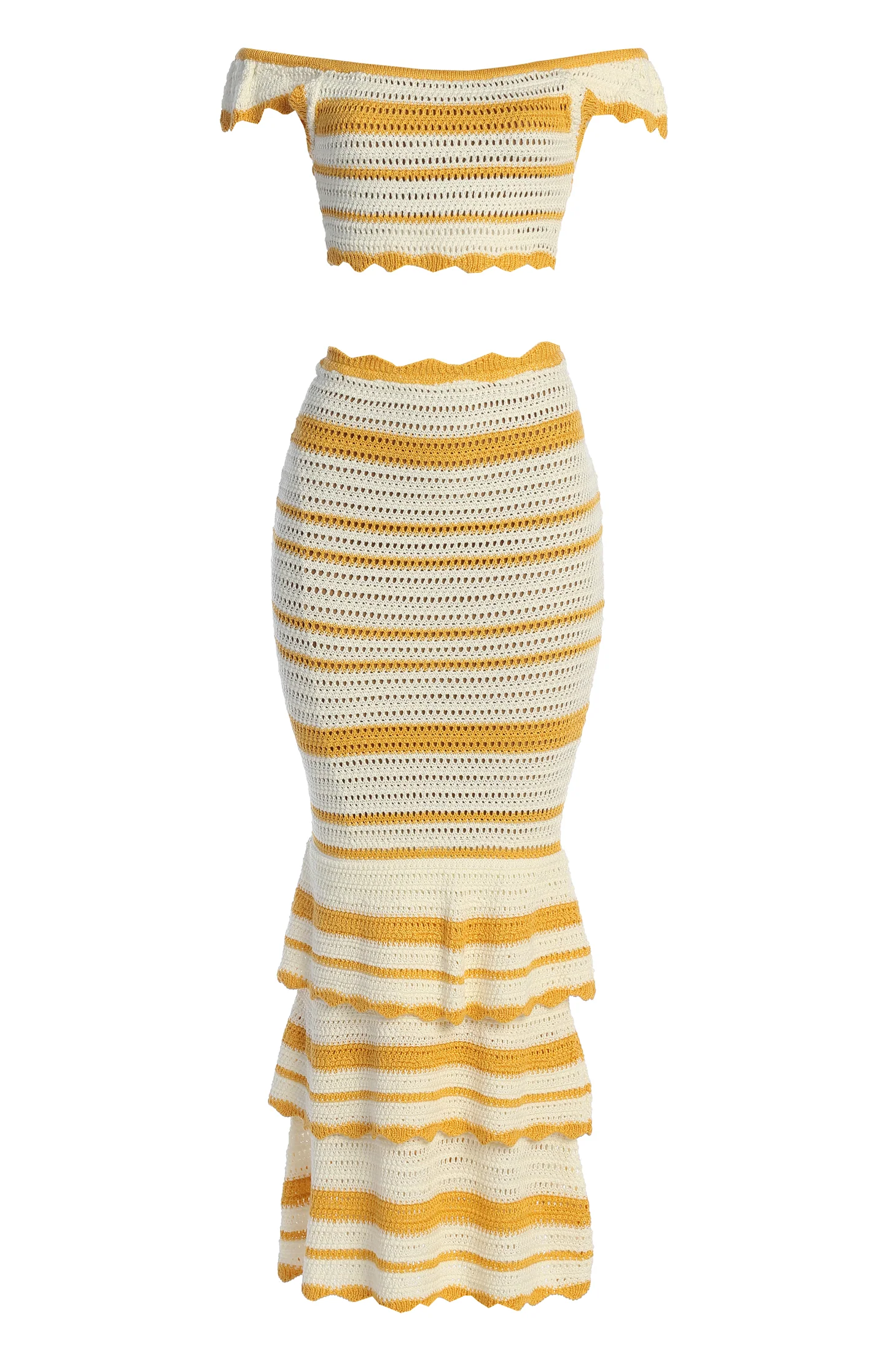 Yellow Corazon Ruffle Skirt Set - Image 8