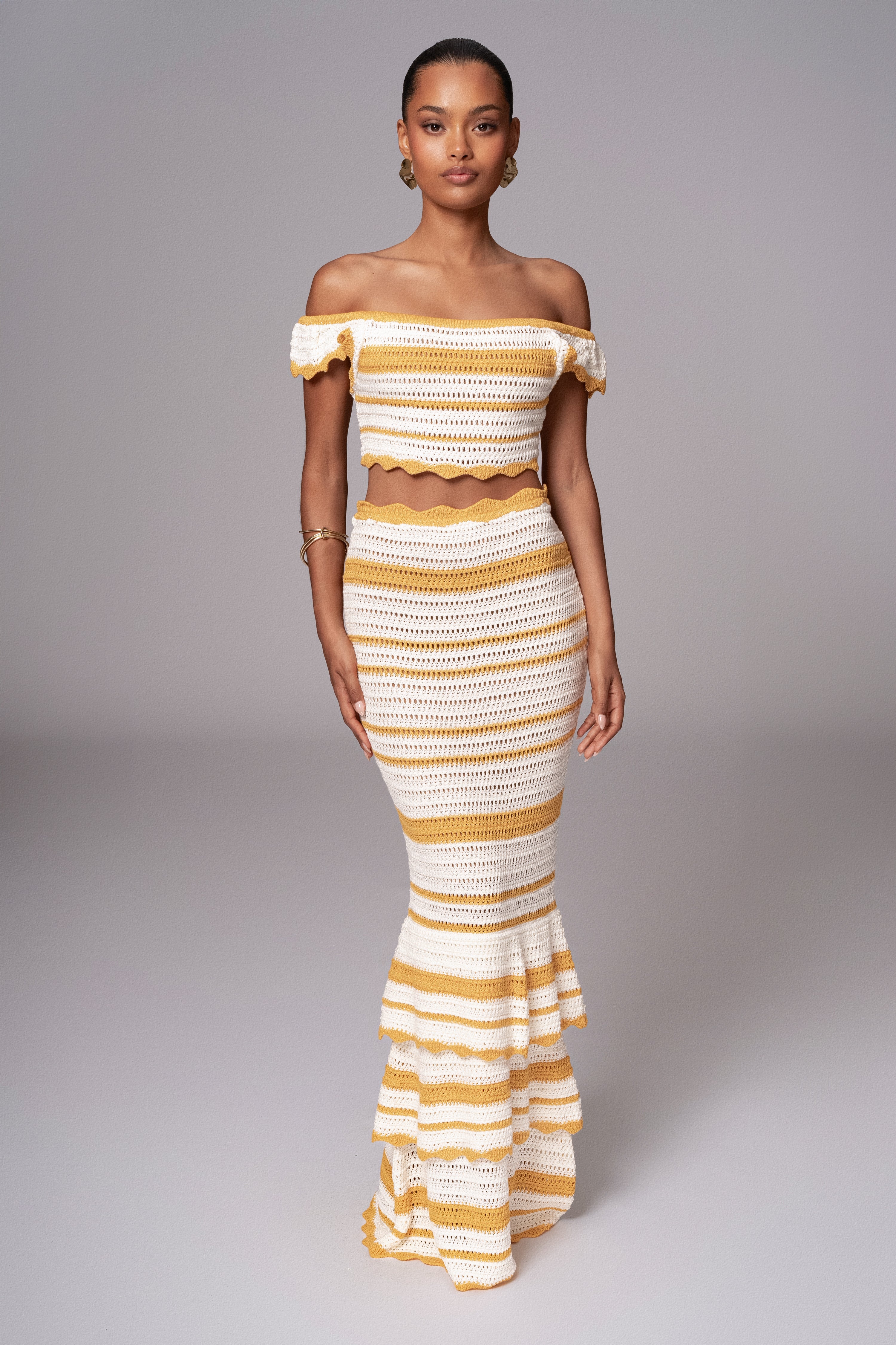 Yellow Corazon Ruffle Skirt Set - Image 9