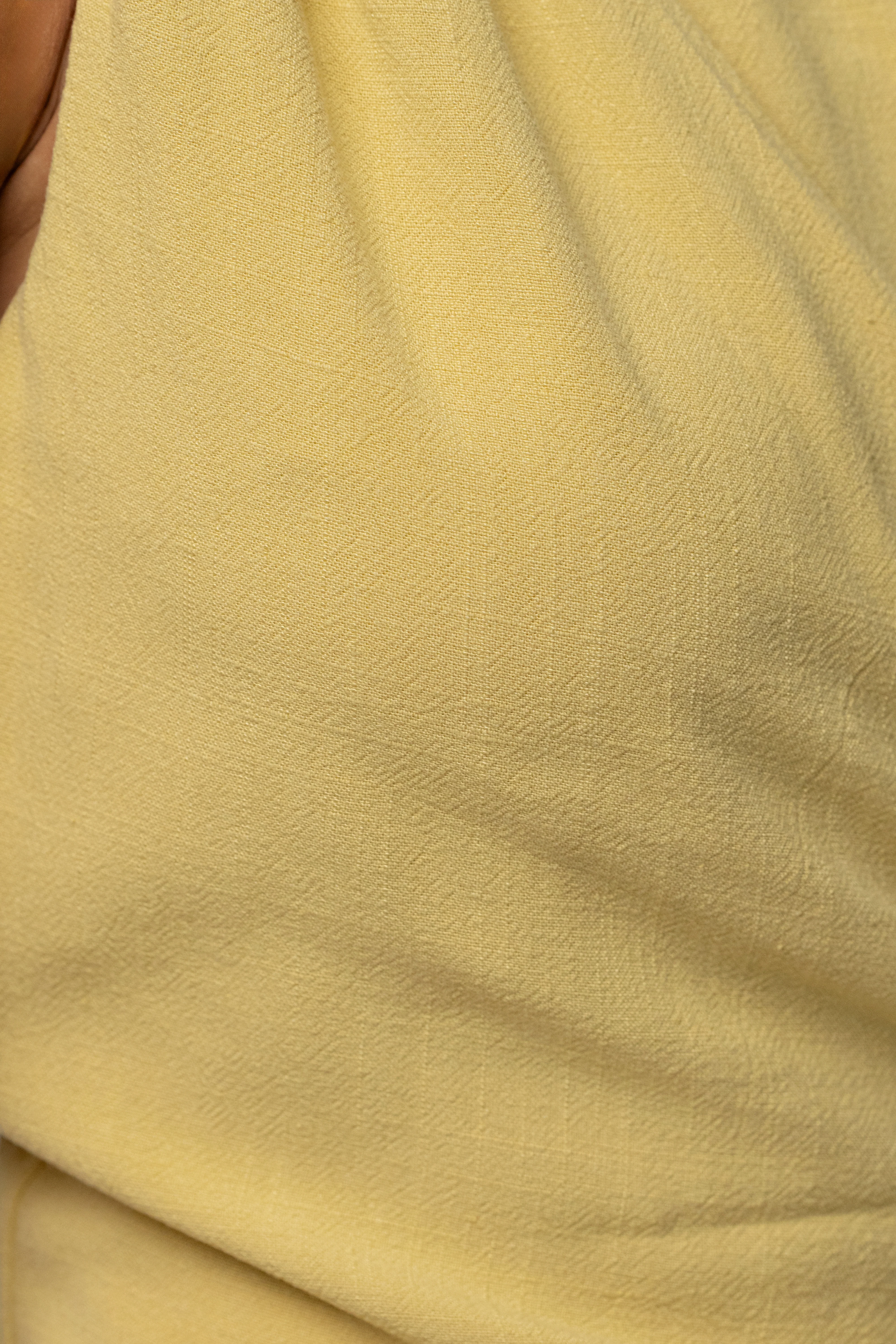 Yellow Palmera One Shoulder Top - Image 11