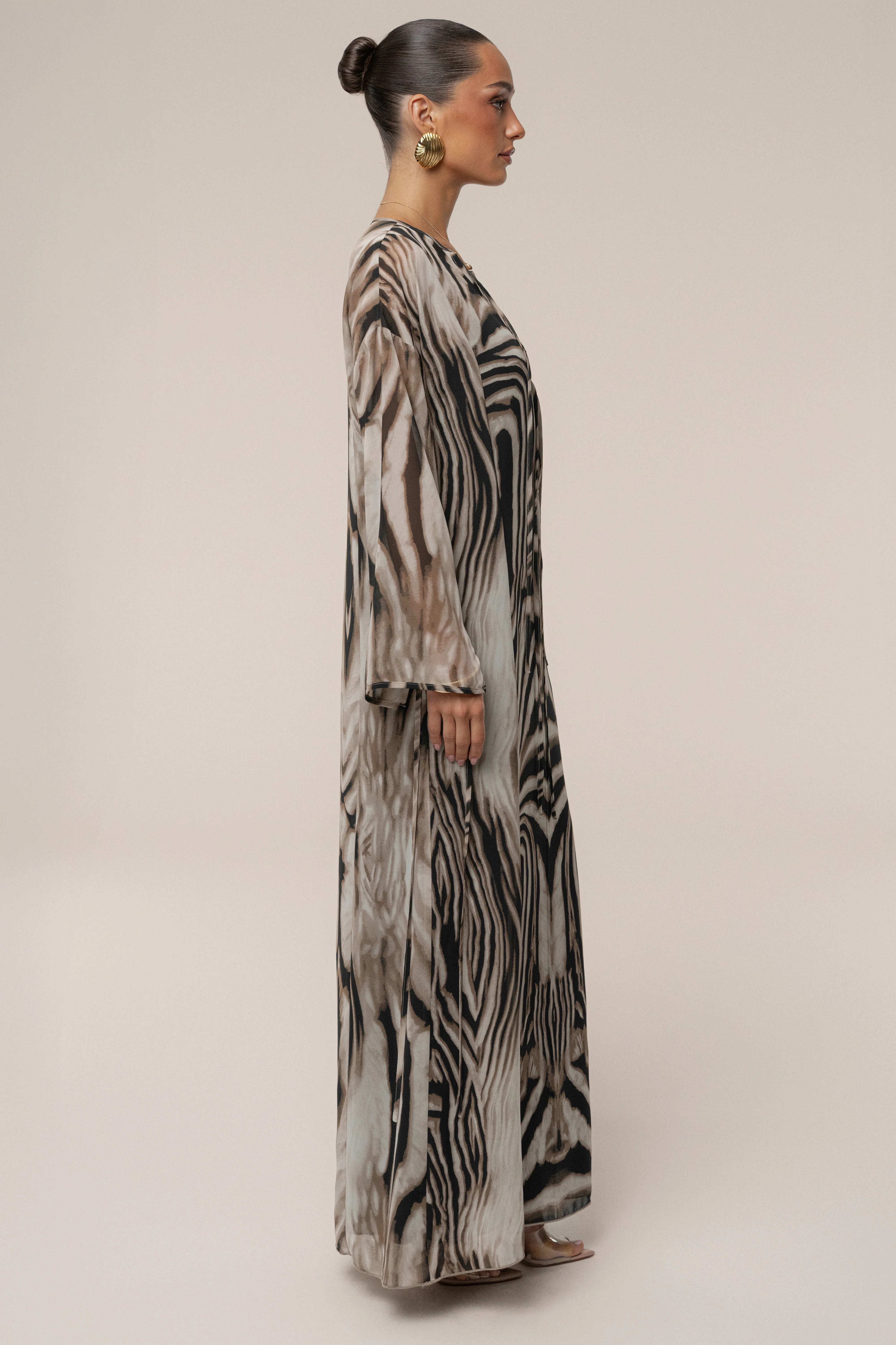 Brown Zebra Print New Vista Maxi Dress - Image 10