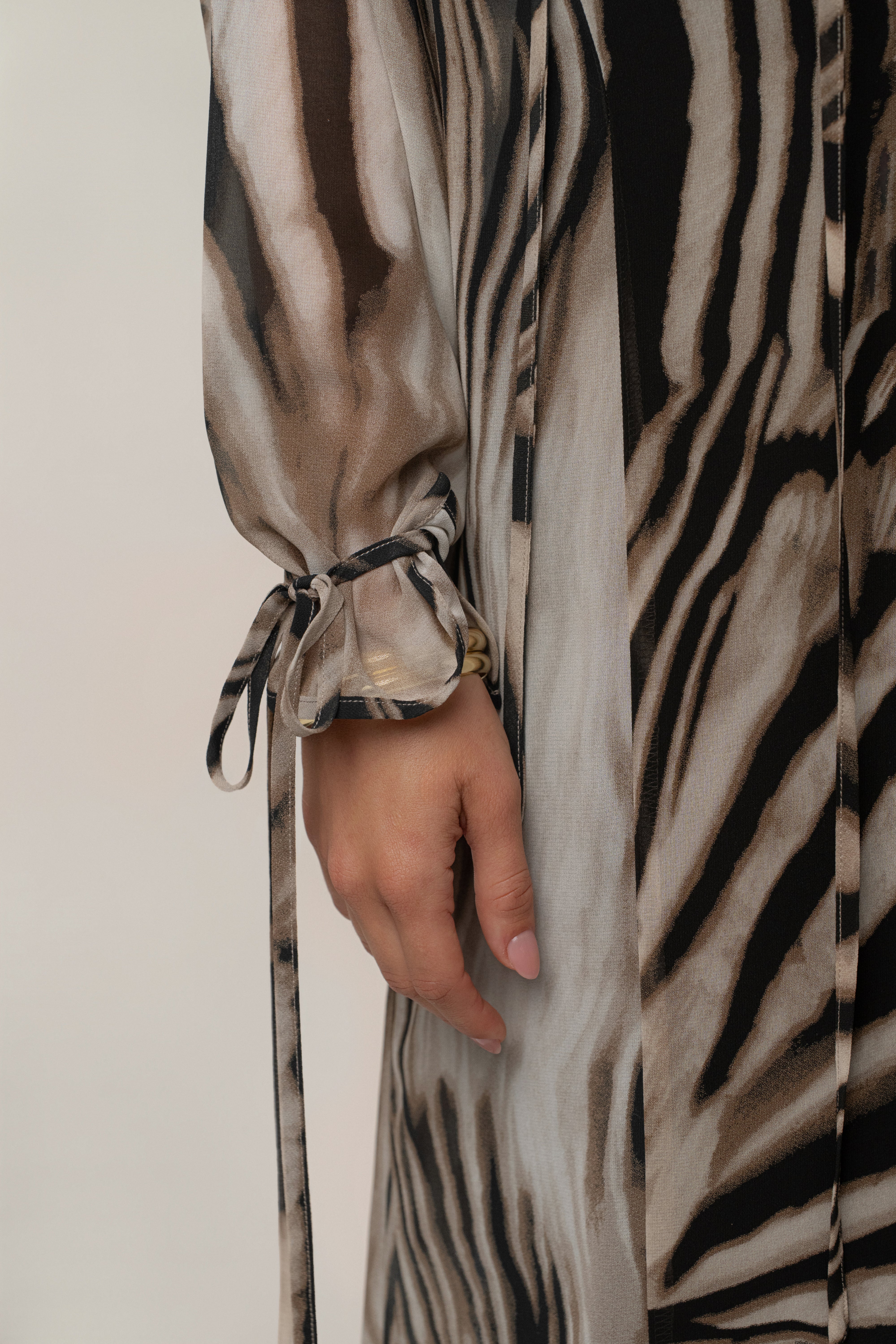 Brown Zebra Print New Vista Maxi Dress - Image 12